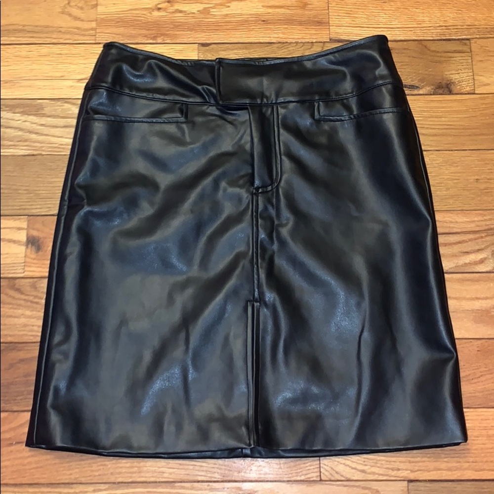 BUNDLE 3 for $15 OCI black leather skirt